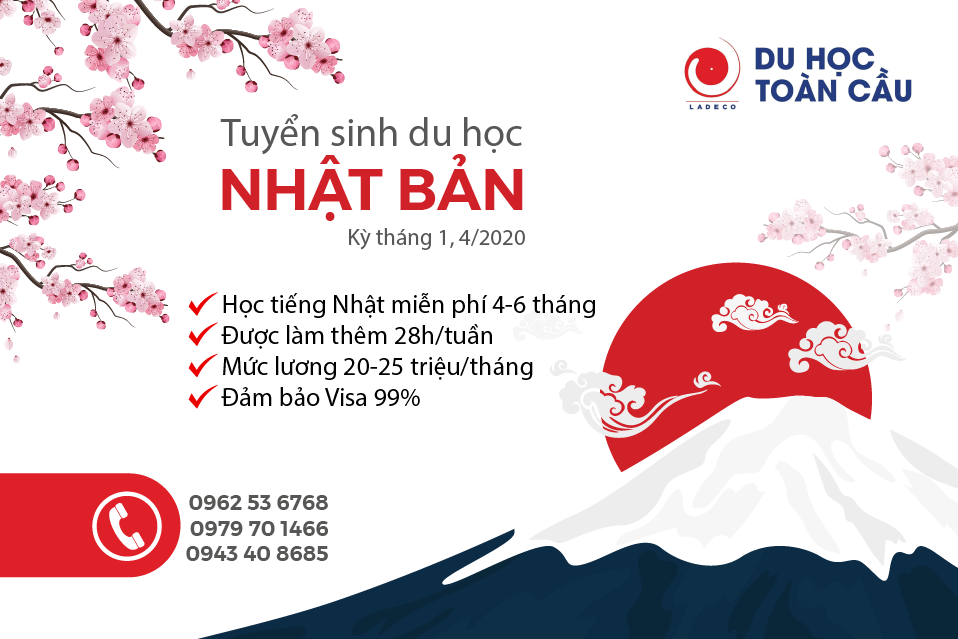 CHƯƠNG TRÌNH DU HỌC NHẬT BẢN-LADECO